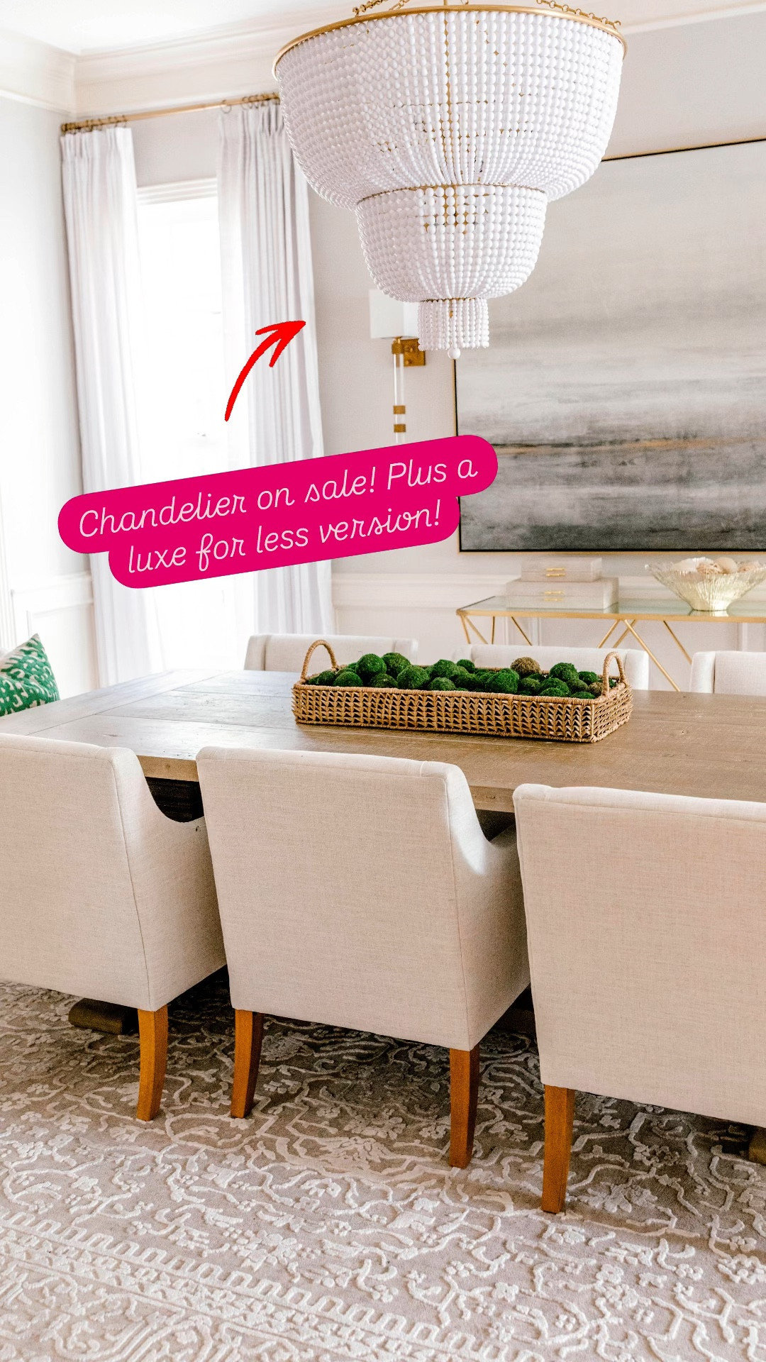 Visual comfort white beaded chandelier on sale!! 

#LTKSaleAlert #LTKStyleTip #LTKHome