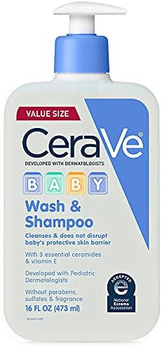 CeraVe Baby Wash & Shampoo | Fragrance, Paraben, & Sulfate Free Shampoo for Tear-Free Baby Bath T... | Amazon (US)