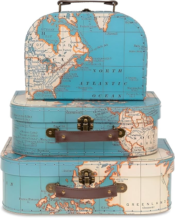 Jewelkeeper - Pappkoffer, Satz von 3 - Storage Geschenkboxen für Geburtstag, Hochzeit, Kinderzim... | Amazon (DE)