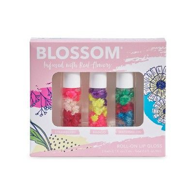 Blossom Roll-On Lip Gloss - 3pk/0.3 fl oz | Target
