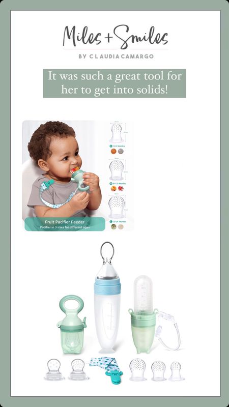 Feeding pacifier for solids

#LTKBaby #LTKFamily #LTKKids