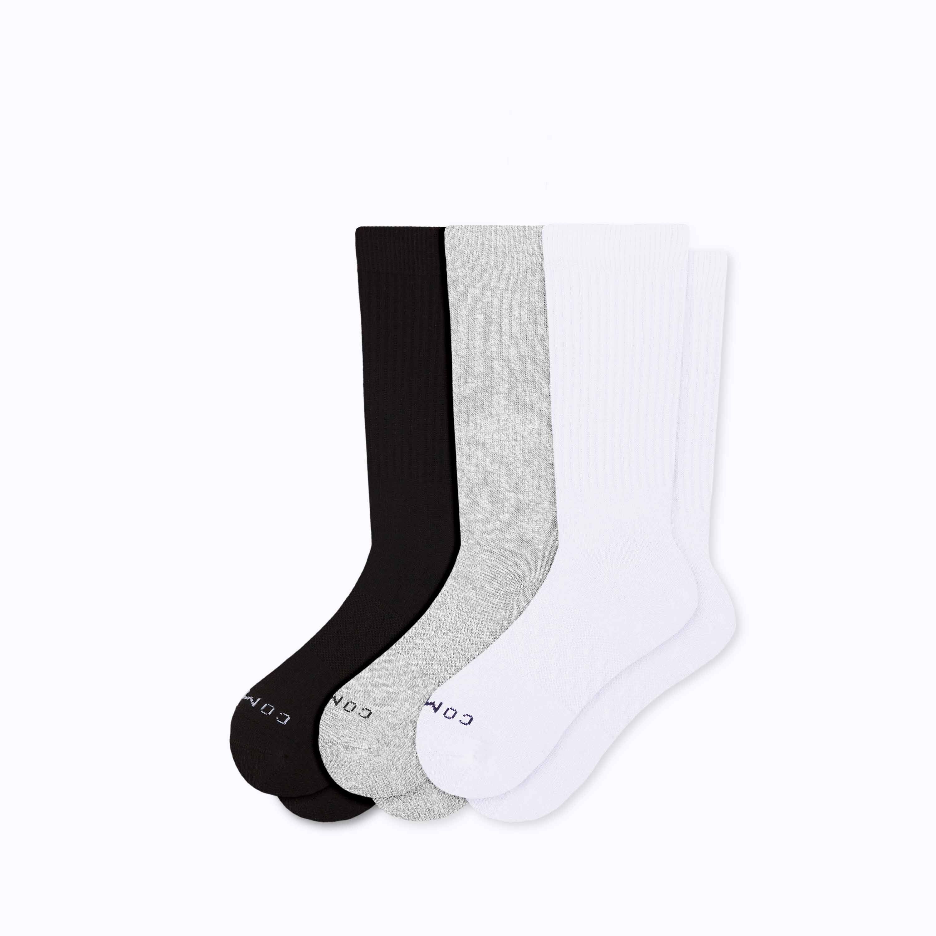 Combed Cotton Crew Socks – 3 Pack | Comrad