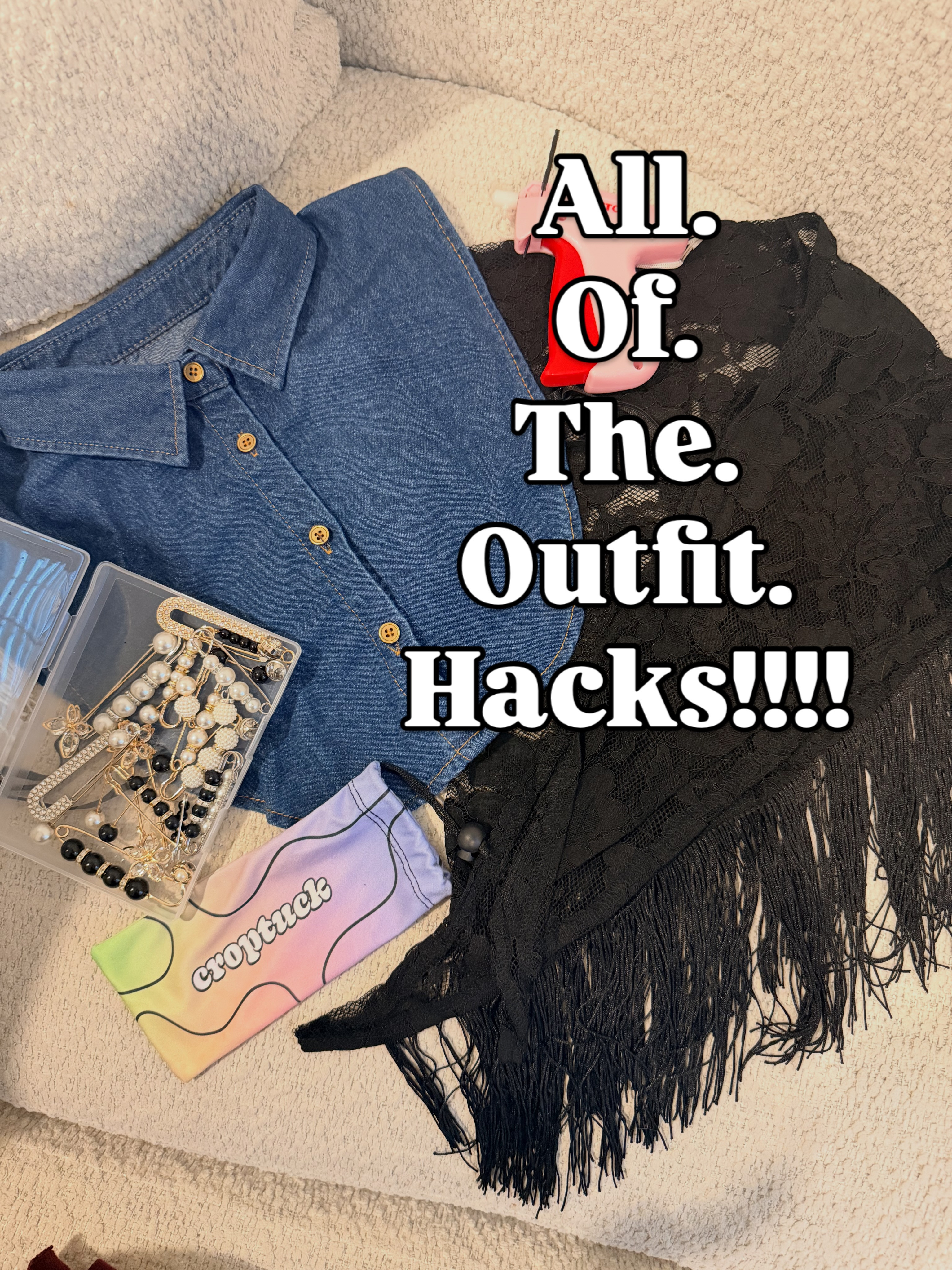All the little things I use for a quick outfit upgrade. #hacks #accessories #elevated 

 #LTKootd #LTKOver40 #LTKMidsize