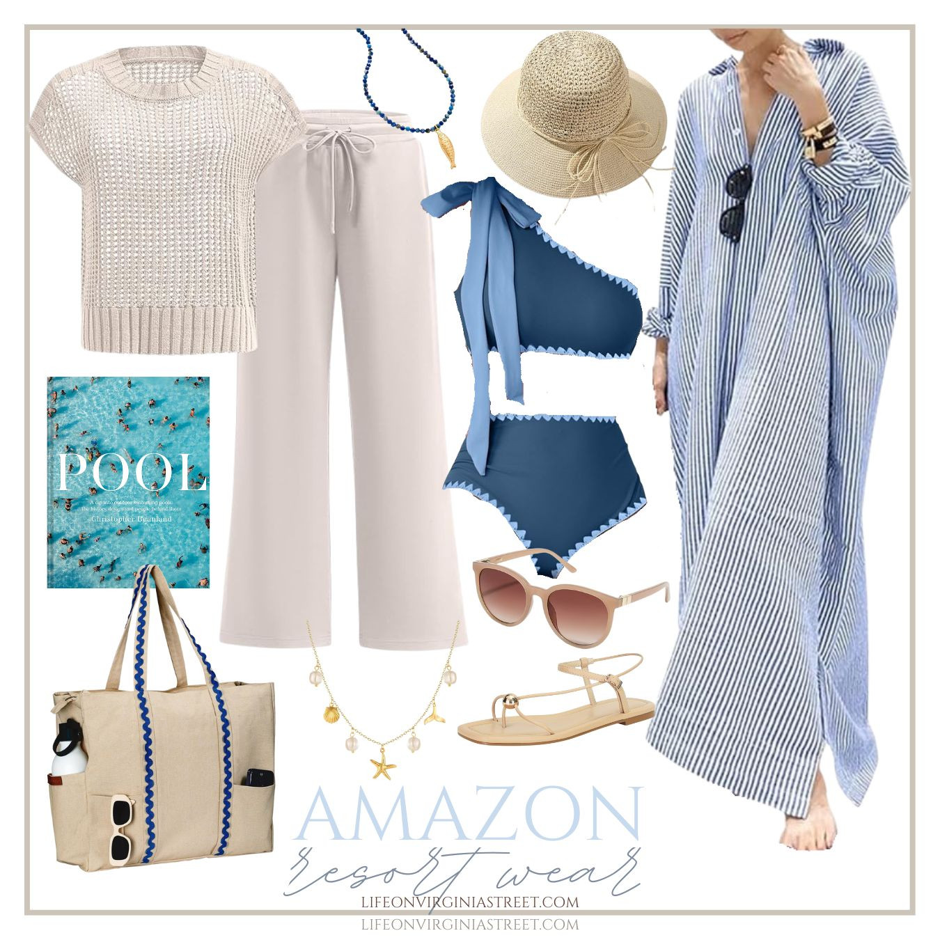 Chic Amazon resort wear finds that are perfect for your next warm weather beach vacation! See even more recent Amazon finds here: https://lifeonvirginiastreet.com/amazon-finds-for-home-fashion-travel-january-2026/ #ltkswim #ltktravel #ltkfindsunder50 #ltkfindsunder100 #ltkstyletip #ltkseasonal #ltksalealert #ltkshoecrush #ltkitbag 

 

#LTKSaleAlert #LTKFindsUnder50 #LTKTravel
