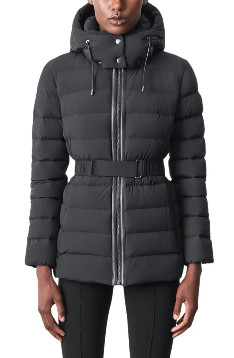 Jazmin Belted Down & Feather Puffer Jacket | Nordstrom Canada