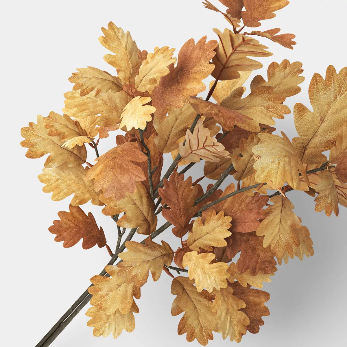 30" Golden Oak Leaf Fall Stem - Threshold\u2122: Fall | Target
