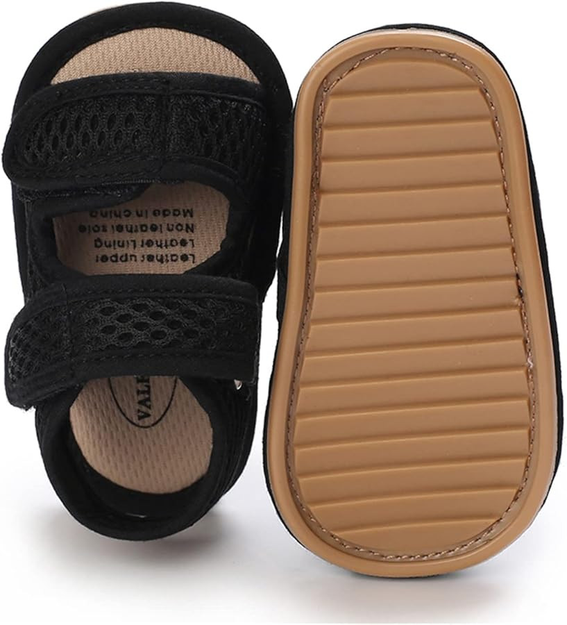 E-FAK Baby Boys Girls Summer Sandals Outdoor Beach Anti-Slip Rubber Soft Sole Newborn Toddler Fir... | Amazon (US)
