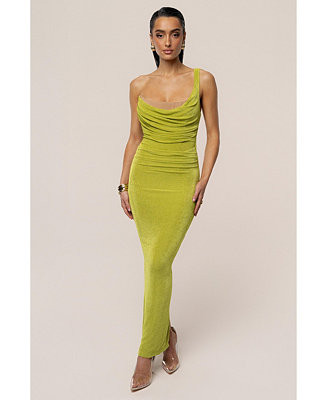 Women's Slinky Krishna One Shoulder Maxi Dress | Macy's