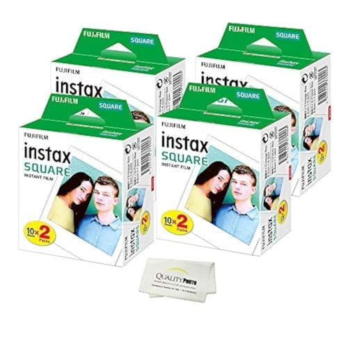 Fujifilm Instax Square Instant Film - 80 Exposures + Quality Photo Microfiber Cloth … | Amazon (US)