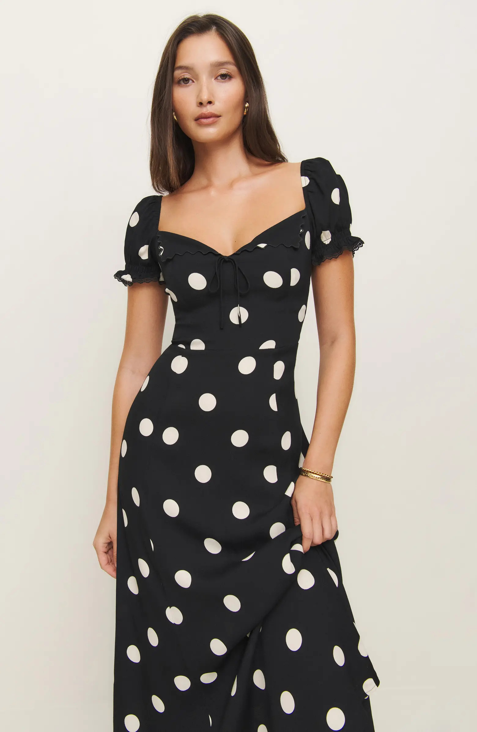 Shyla Polka Dot Midi Dress | Nordstrom