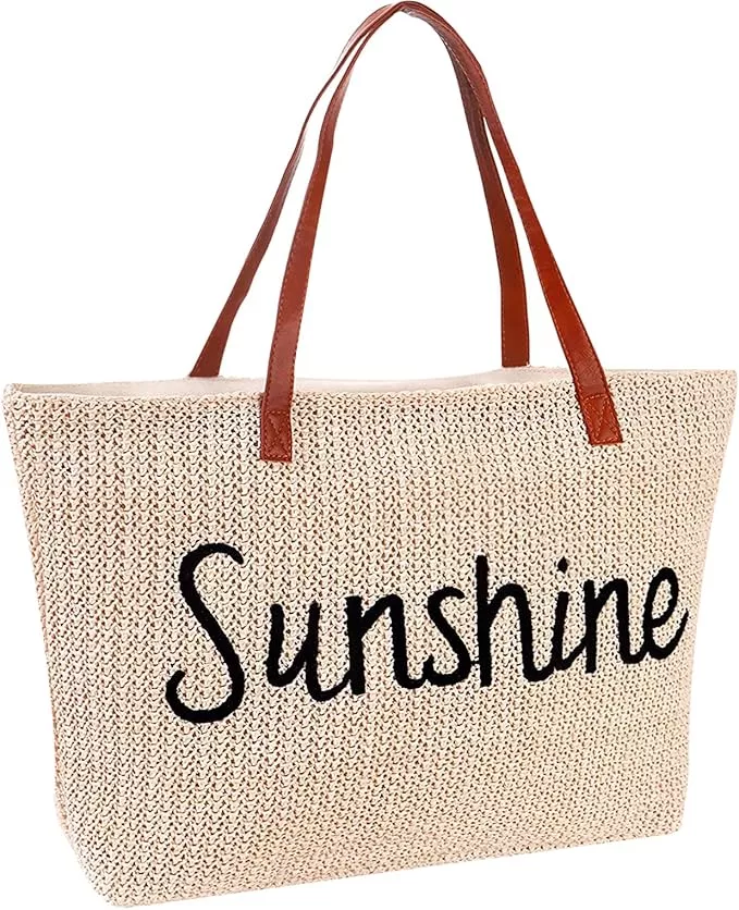 Freie Liebe Straw Beach Bag for … curated on LTK