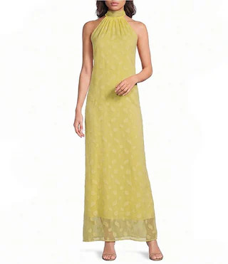 Abbey Glass Rory Halter Gown | Dillard's | Dillard's