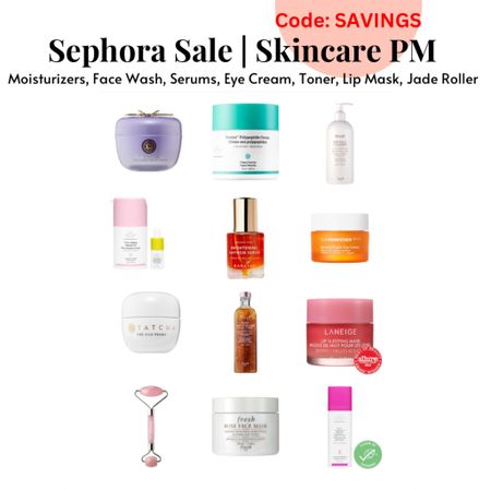 Sephora sale. Skincare pm faves. 
#sephorasale #skincare 