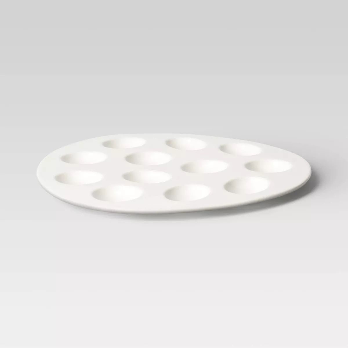11.25"x13.75" Stoneware Deviled Egg Serving Platter - Threshold™ | Target