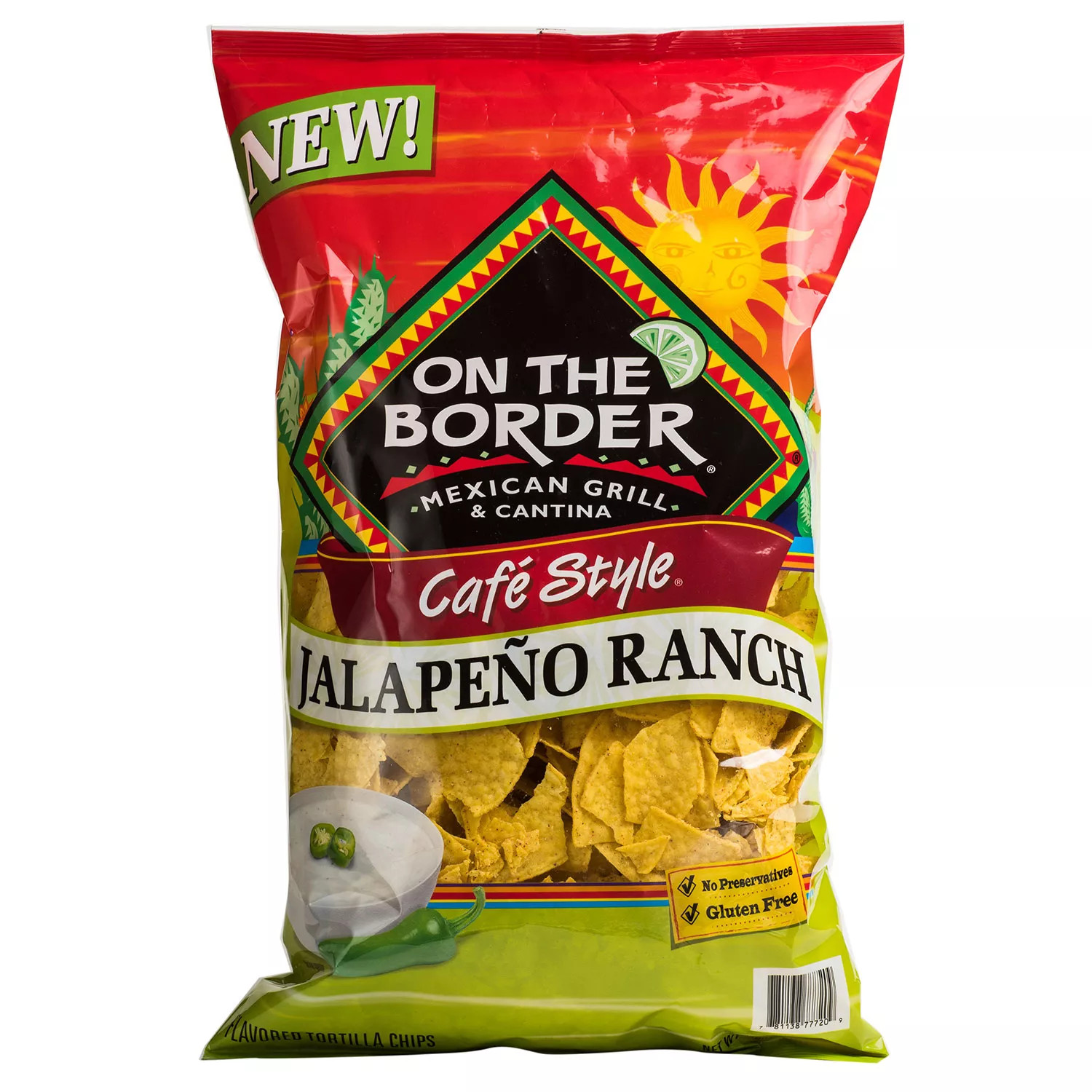 On The Border Cafe Style Jalapeno Ranch Tortilla Chips, 20 oz. | Sam's Club