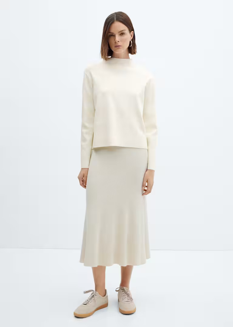 Pullover collo perkins -  Donna | Mango Italia | Mango IT