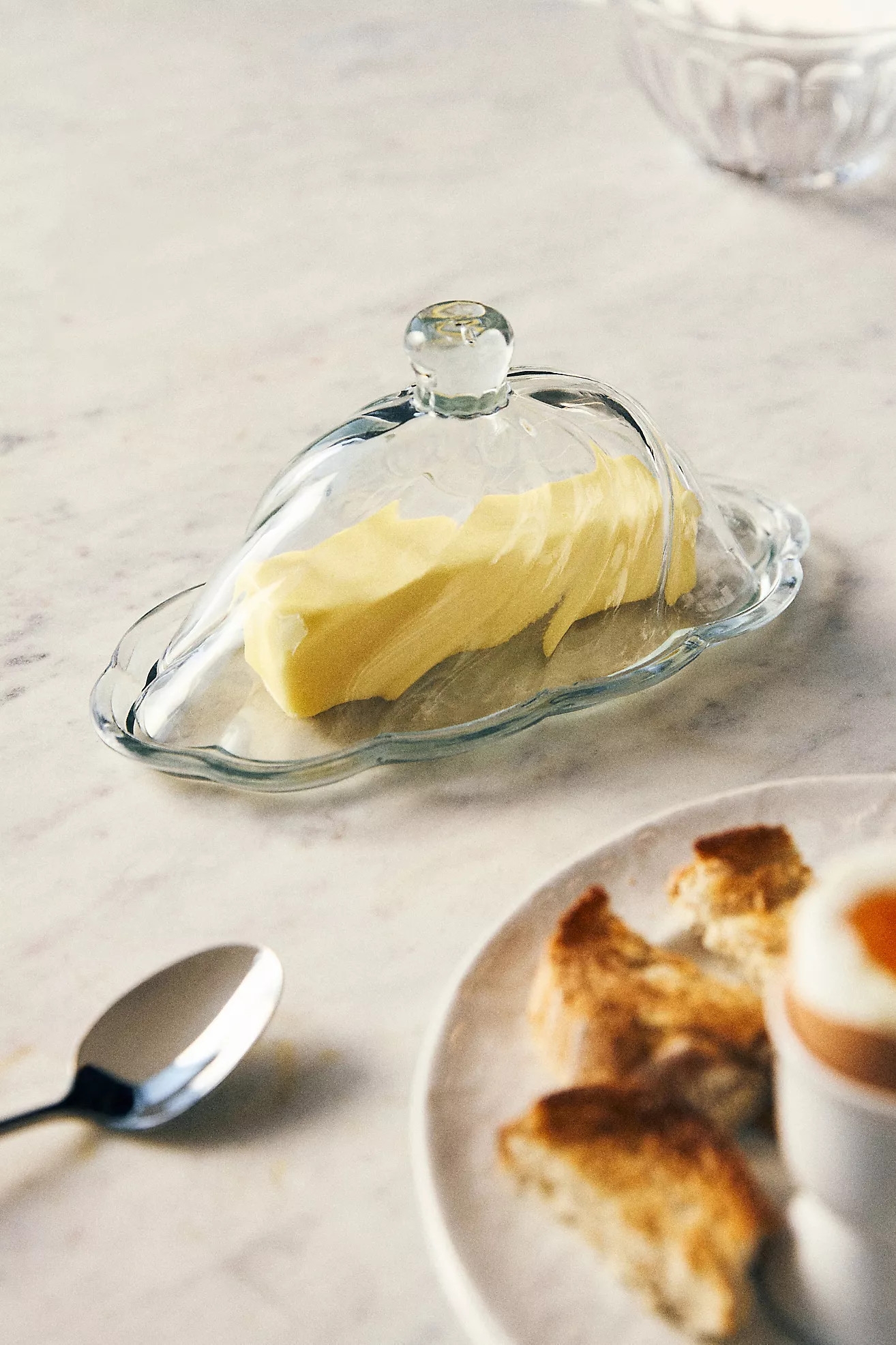 Etta Glass Butter Dish | Anthropologie (UK)