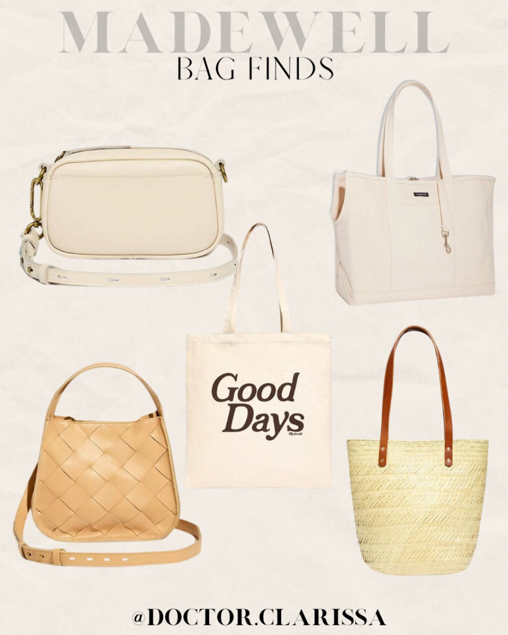 Madewell bag finds, tote bags, crossbody 

#LTKstyletip #LTKsalealert #LTKitbag