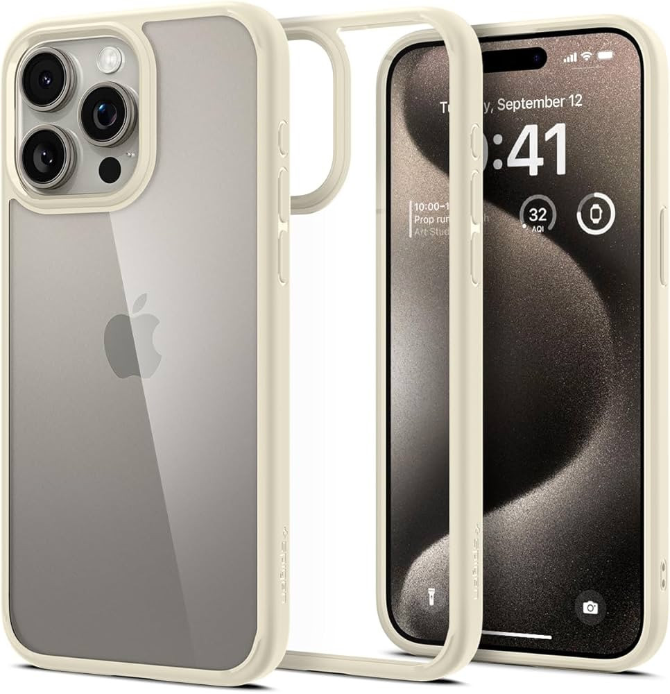 Spigen Ultra Hybrid Designed for iPhone 15 Pro Max Case (2023) [Anti-Yellowing], [Military-Grade ... | Amazon (US)