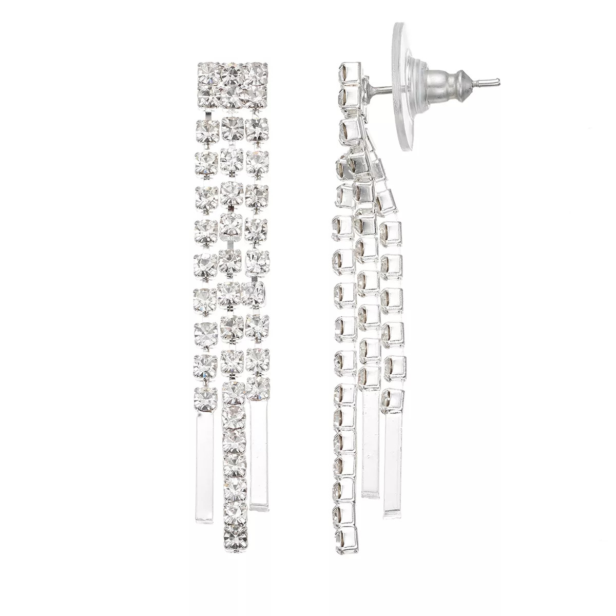 Vieste 3-Row Drop Earrings | Kohl's