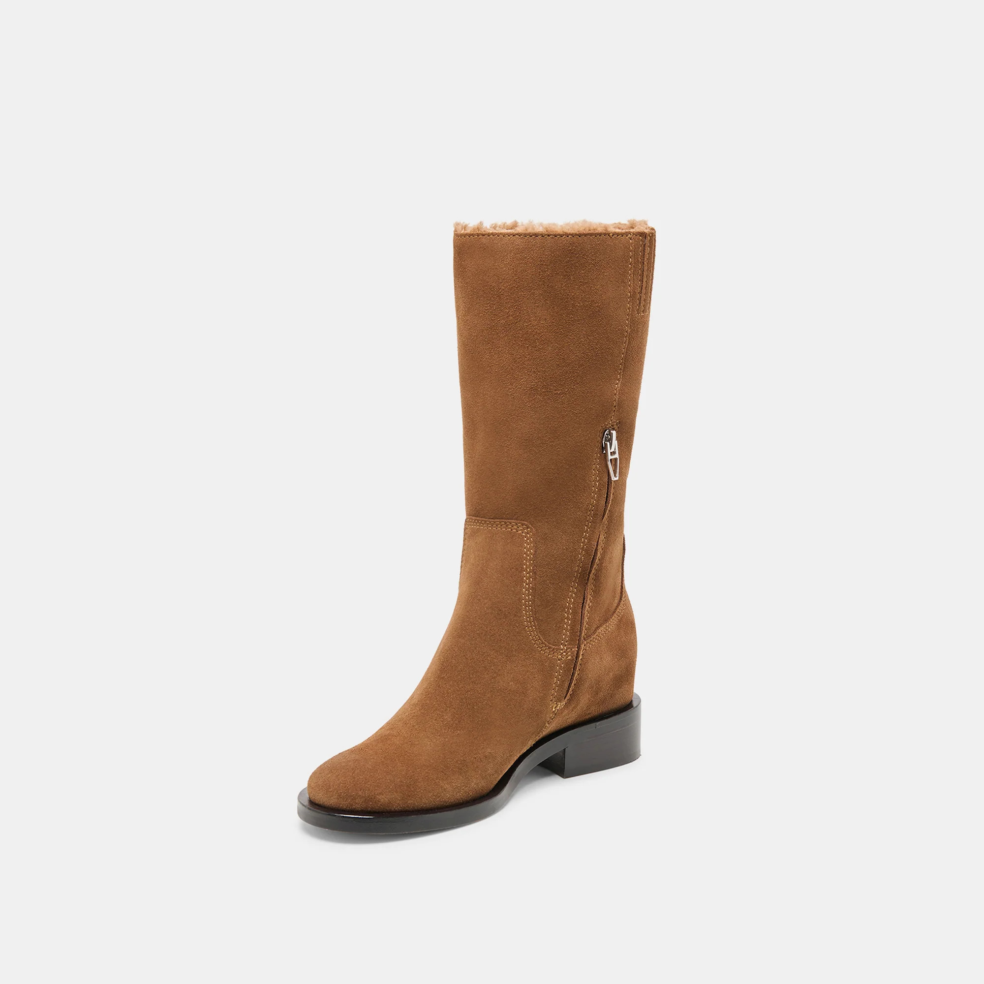 Kedra H2O Chestnut Suede Boots | Doice Vita | DolceVita.com