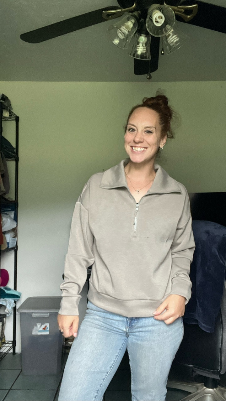 I found the sweatshirt of the season!! This material is literal butter. Comes with joggers to make a set. Comes in a few other colors  

#LTKPetite #LTKSeasonal #LTKFindsUnder50