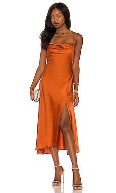 ASTR the Label Gaia Dress in Rust from Revolve.com | Revolve Clothing (Global)