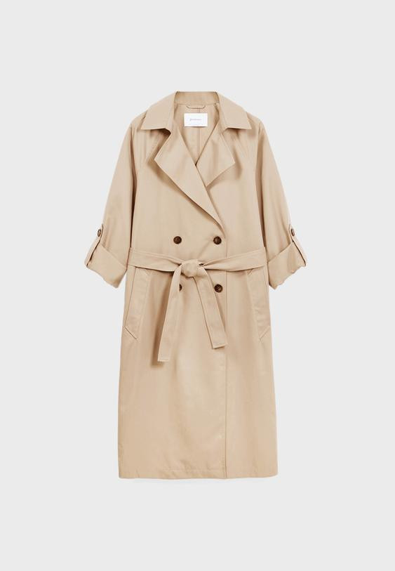 Trench long Stradivarius | Stradivarius (FR)