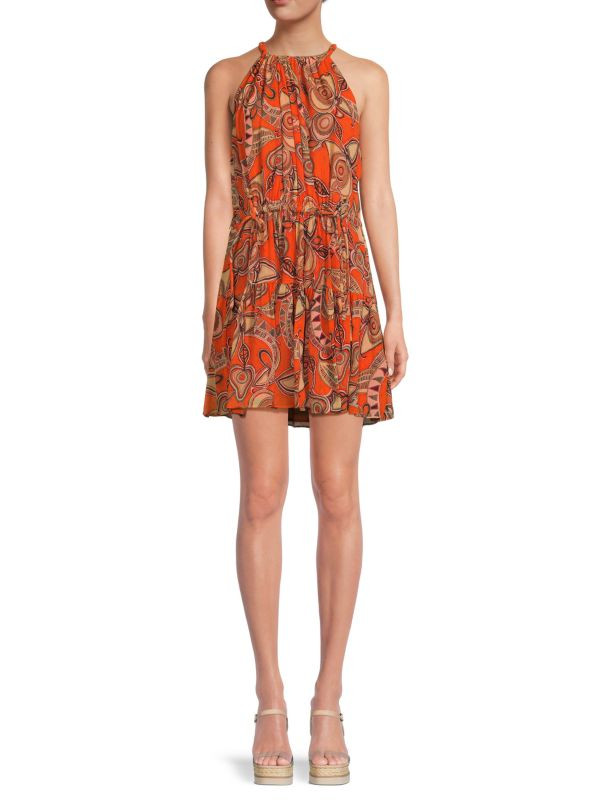 Bella Print Mini Dress | Saks Fifth Avenue OFF 5TH