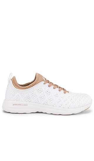 TechLoom Phantom Sneaker in White & Almond | Revolve Clothing (Global)