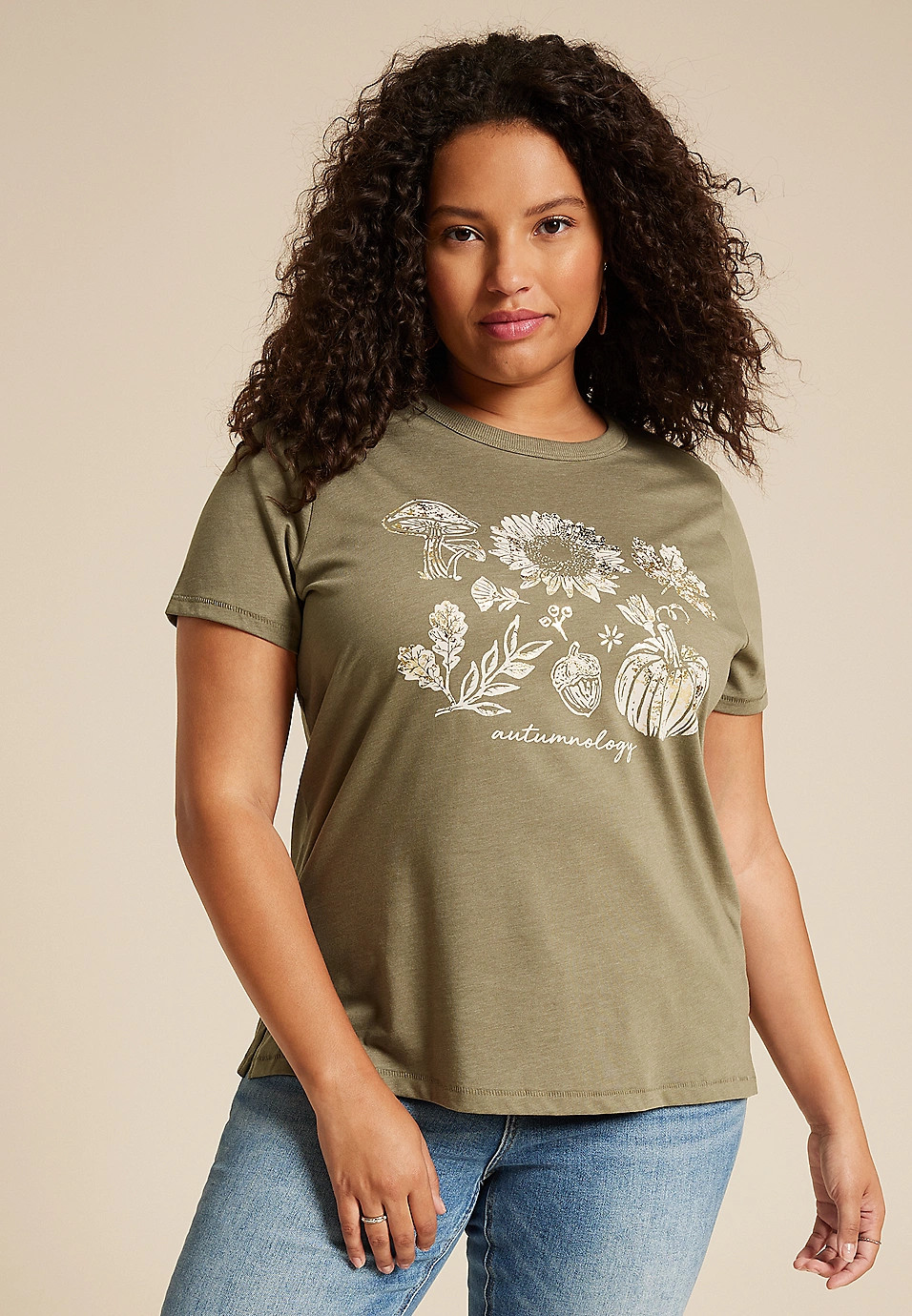 Plus Size Autumnology Classic Fit Graphic Tee | Maurices
