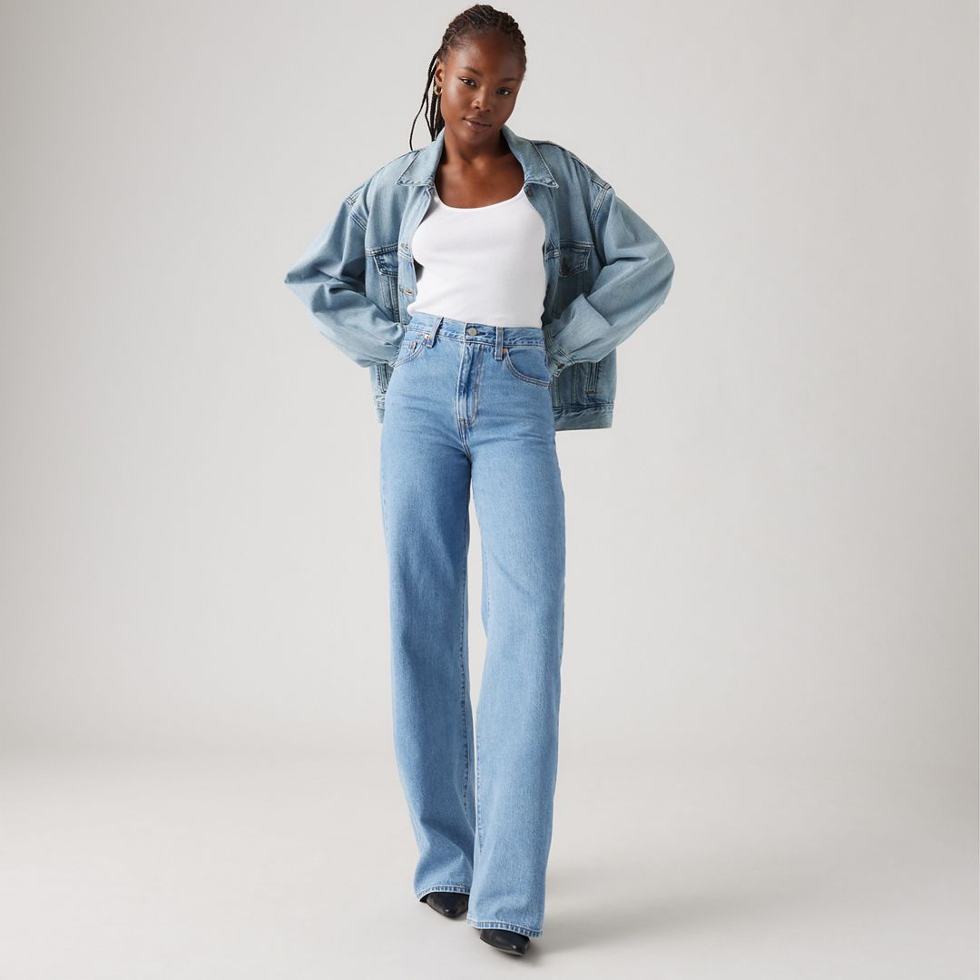 Levi's Ribcage Wide Leg Women's Jeans 23x32 | Levi's US