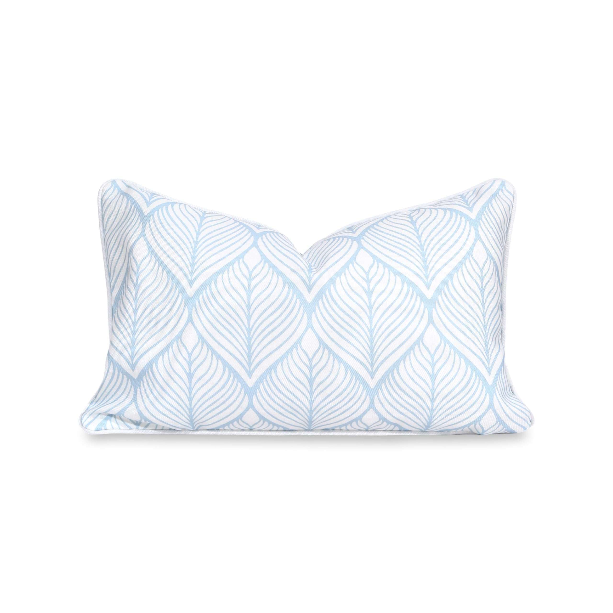 Hofdeco Premium Coastal Patio Indoor Outdoor Lumbar Pillow Cover Only, 12"x20" Water Repellent fo... | Amazon (US)