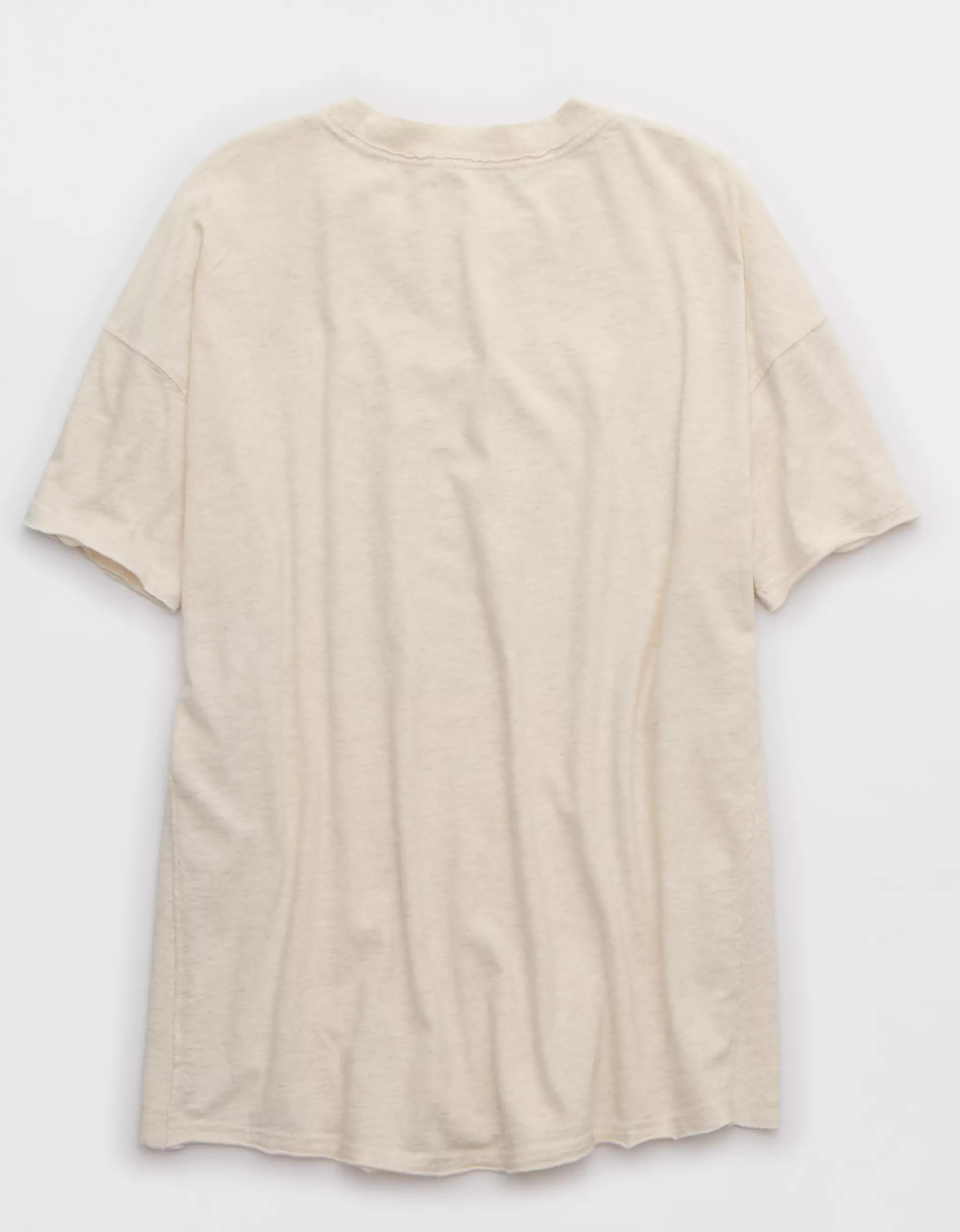 Aerie Crewneck Oversized Boyfriend T-Shirt | American Eagle Outfitters (US & CA)