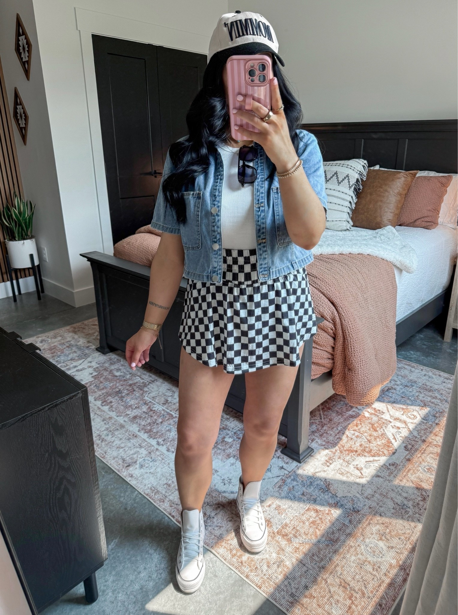 Casual Summer Outfit as a First Time Mom 🖤

Tank Top - xs
Skort - small (part of a matching set)
Denim Top - currently sold out so I also linked two alternatives!

#LTKootd #LTKmomlife