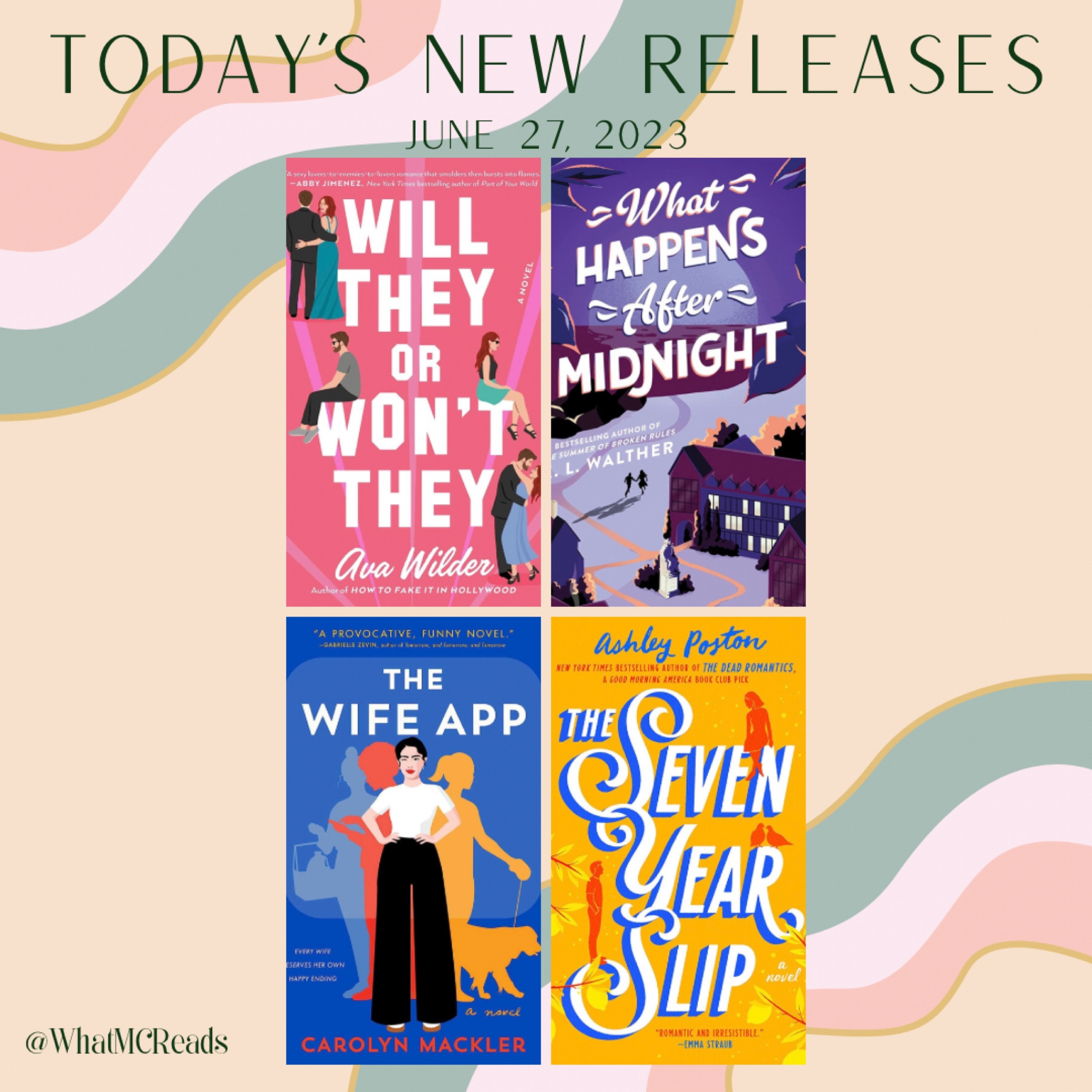 Today’s Book Releases (6/27/23)

#LTKunder50 #LTKhome #LTKFind