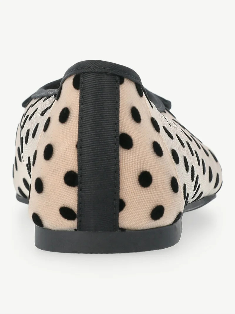 No Boundaries Women's Mesh Ballet Bow Flats | Walmart (US)