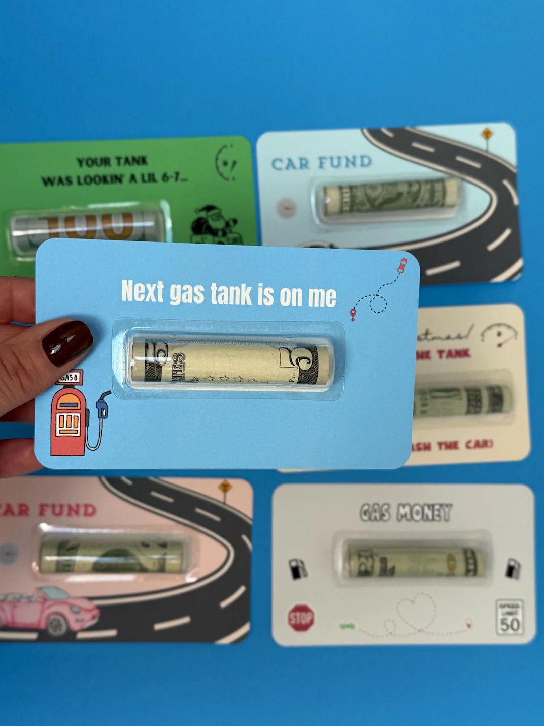 Personalized Gas Money Card | Money Card Holders | | Gift for Teens | Cash Card | Birthday Presen... | Etsy (US)