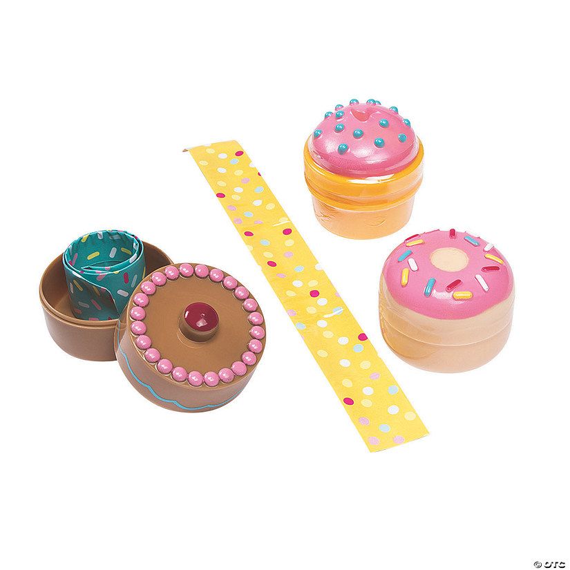 2" Donut Bracelet-Filled Plastic Easter Eggs - 12 Pc. | Oriental Trading Company