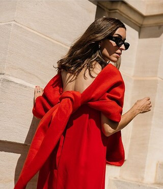 x Elizabeth Damrich Kitty Wool Wrap | Dillard's