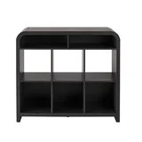 Better Homes & Gardens Juliet 6 Cube Storage Organizer, Black Finish | Walmart (US)