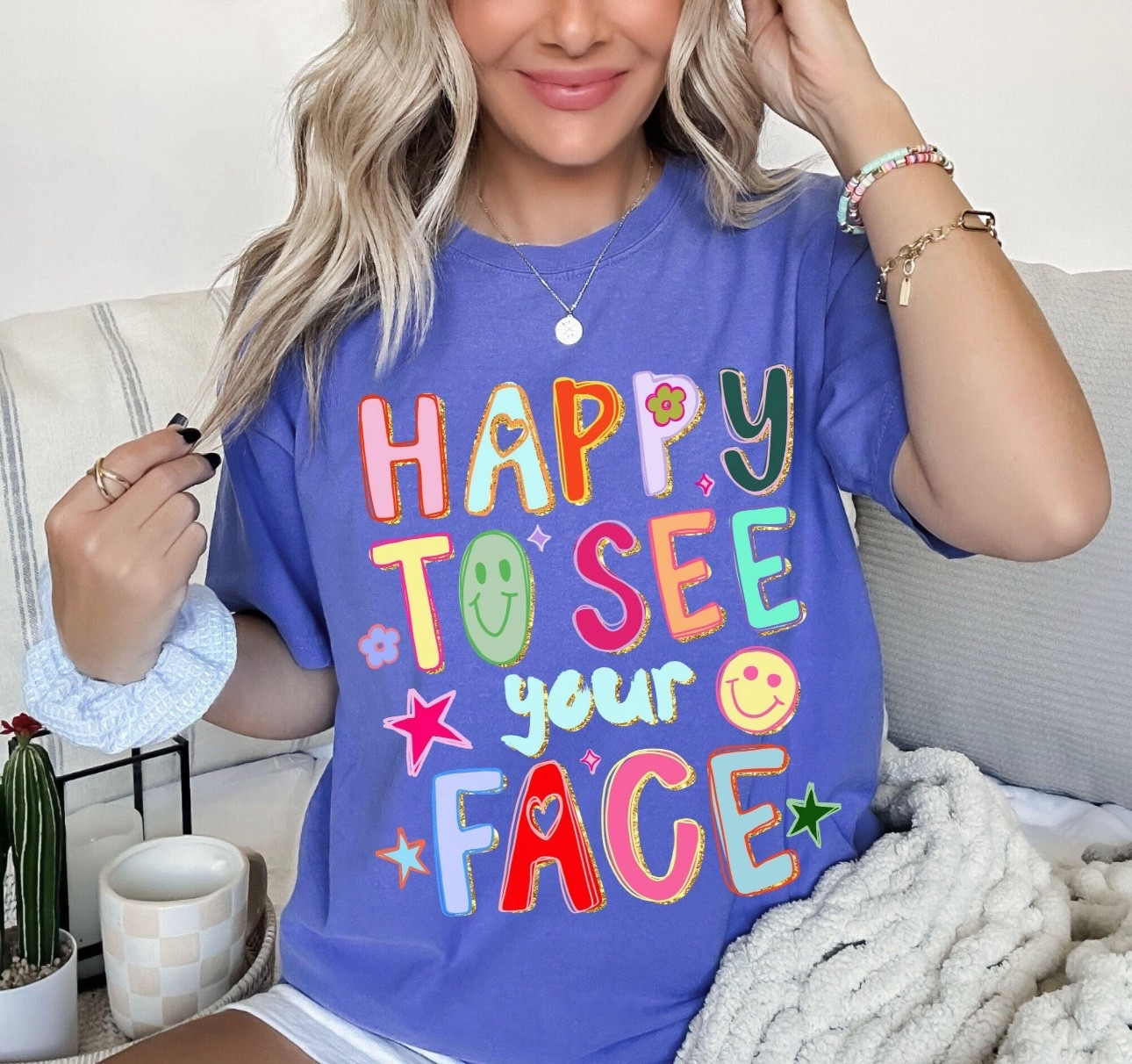 50% off 🎉

Comfort Colors® Happy To See Your Face Teacher Shirt Hand Drawn Colorful Doodle Stars Messy Glitter Teacher T-shirt Appreciation Gift Tee

#LTKSaleAlert #LTKStyleTip