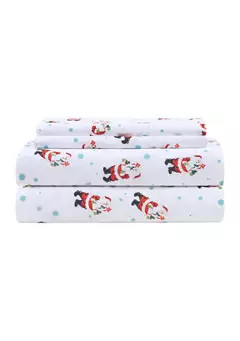 Joyland Vintage Santa Claus Sheet Set | Belk