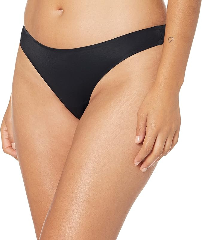Amazon Essentials Women's Seamless Bonded Stretch Thong Underwear, Pack of 4 | Amazon (US)
