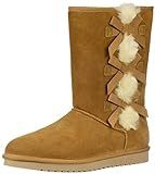 Amazon.com | Koolaburra by UGG Women's Victoria Tall Fashion Boot, Chestnut, 6 US | Shoes | Amazon (US)