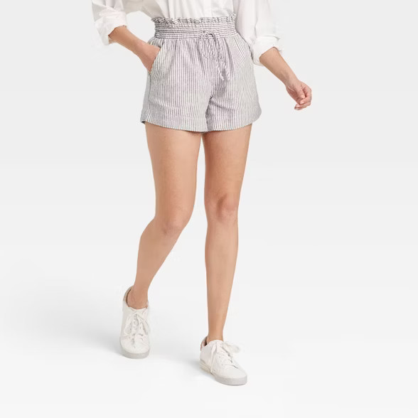 Women's High-Rise Pull-On Shorts - A New Day™ | Target