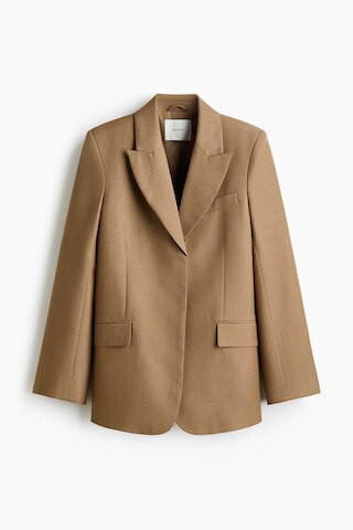 H & M - Long Twill Blazer - Orange | H&M (US + CA)