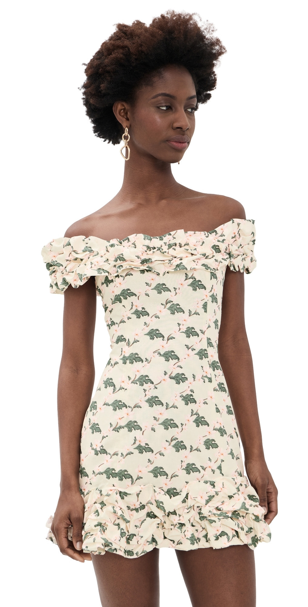 Agua by Agua Bendita Jardin Anhelo Mini Dress Multicolor M | Shopbop