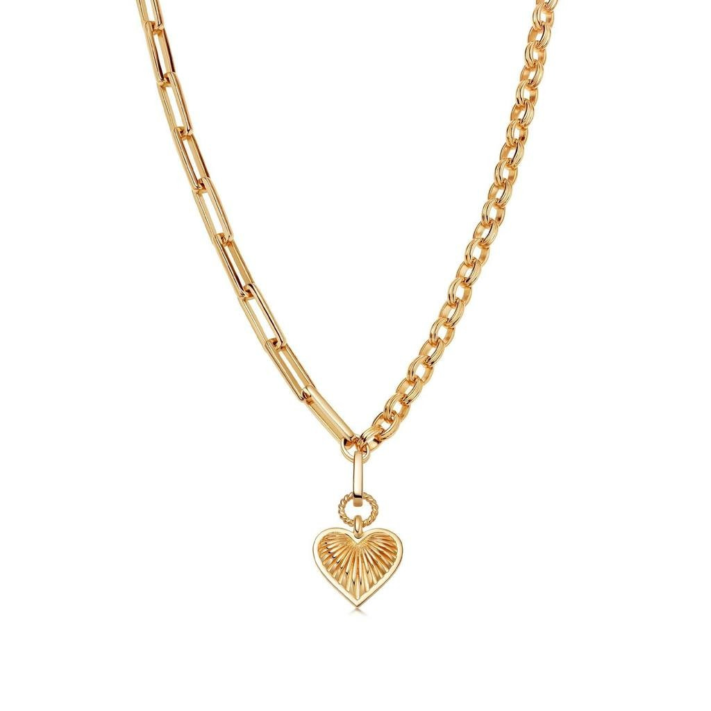 Ridge Heart Axiom Chain Necklace | Missoma
