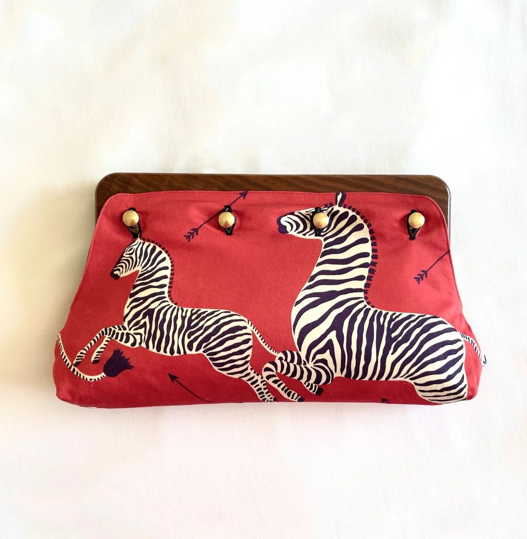 Zebras! Clutch Bag Bundle (Clutch Handle + Slipcover) | Etsy (US)
